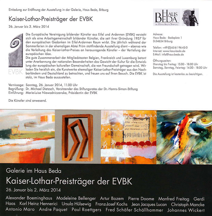 Kaiser-Lothar-Preisträger der EVBK